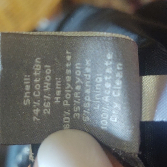 Ann Taylor Black and White Polka Dot A-line Skirt Sz 8 - Picture 6 of 6